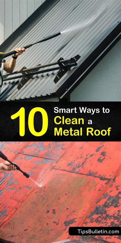 10 Smart Ways to Clean a Metal Roof | Roof cleaning, Metal roof ...