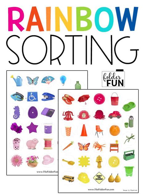 Catch a Rainbow Game - File Folder Fun