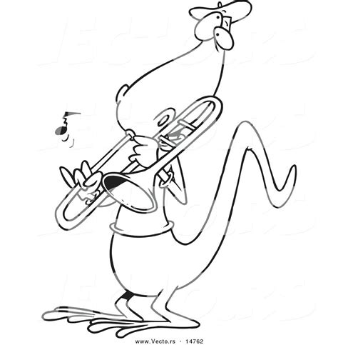 Trombone Cartoon Drawing at PaintingValley.com | Explore collection of ...