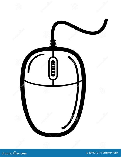 Computer Mouse Cartoon Vector | CartoonDealer.com #39812137