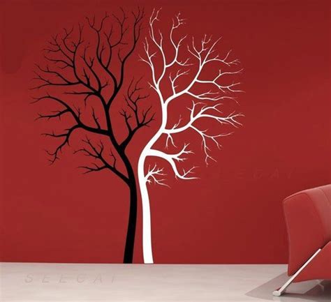 tree stencil | Tree wall painting, Tree wall decal, Tree wall stickers