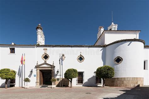 Hotel Parador City of Merida Spain, Front View Stock Image - Image of ...