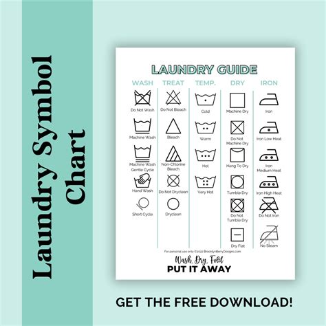 Laundry Guide Printable Art Laundry Cheat Sheet Laundry | lupon.gov.ph