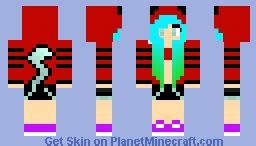 Skateboard Girl Minecraft Skin