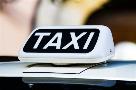 Premium Photo | Taxi sign