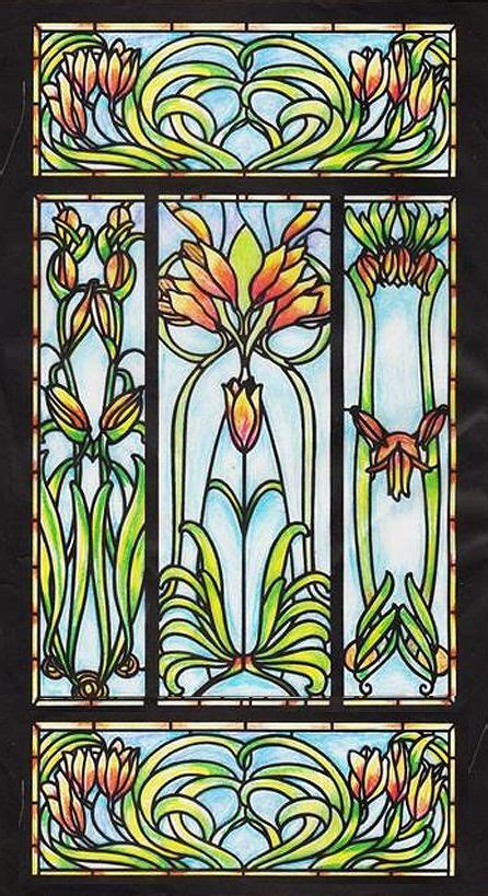 Stained Glass Art Nouveau