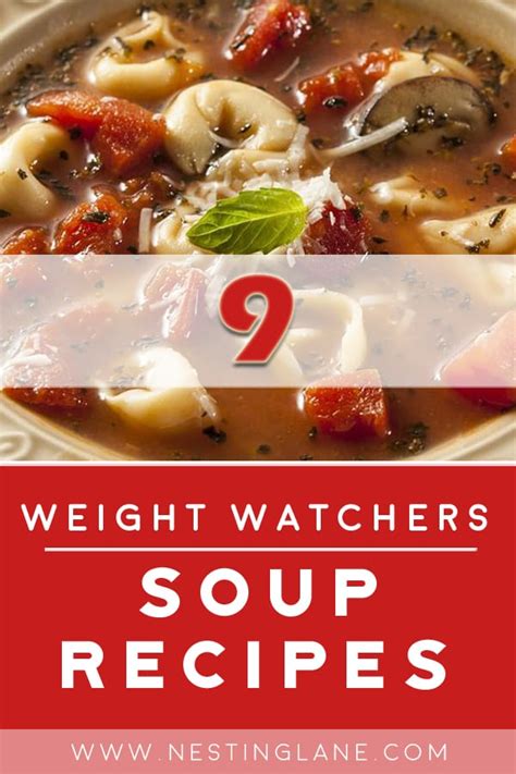 9 Weight Watchers Soup Recipes - Nesting Lane