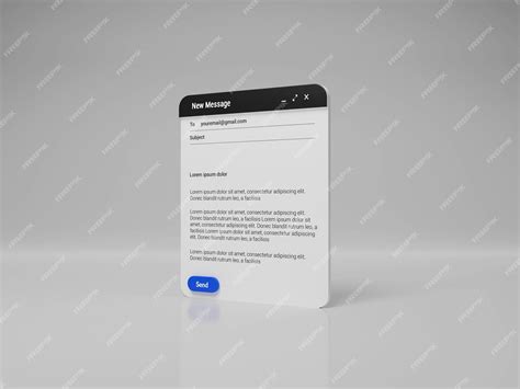 Premium PSD | Email template mockup