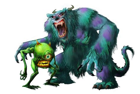 Mike and Sulley by pungang on DeviantArt