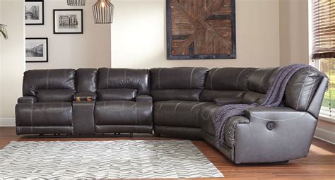 McCaskill Gray Reclining Sectional by Signature Design by Ashley ...