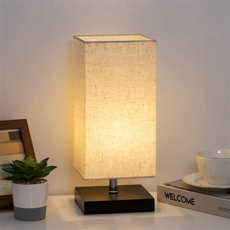 Bedside Table Lamp - Modern Nightstand Lamp, Minimalist Bedside Desk ...