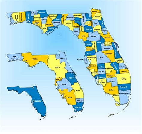 Florida Map With Counties