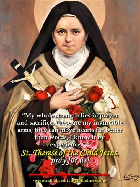 INSPIRING QUOTES FROM ST. THERESE OF THE CHILD JESUS FOR YOUR PERSONAL ...