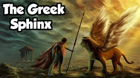 The Greek Riddle Sphinx: The Story of Oedipus and the Sphinx - (Greek ...