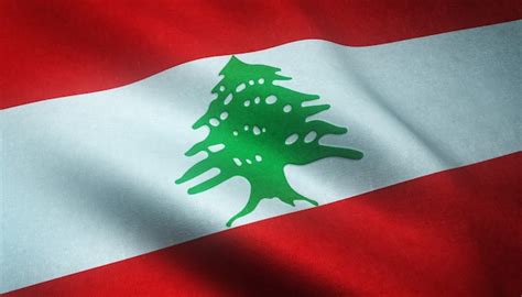 Free Photo | Waving flag of Lebanon