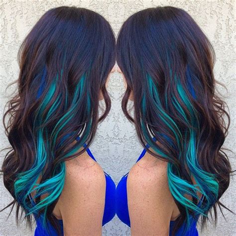 25+ best ideas about Blue Streaks on Pinterest | Blue hair extensions ...