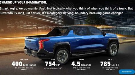 UPDATE Chevrolet Updates Silverado EV Specs To Match The GMC Sierra