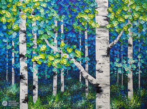 Birch Forest 48"x36" • Melissa McKinnon Art