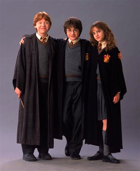 Portrait of Ron Weasley, Harry Potter and Hermione Granger — Harry ...