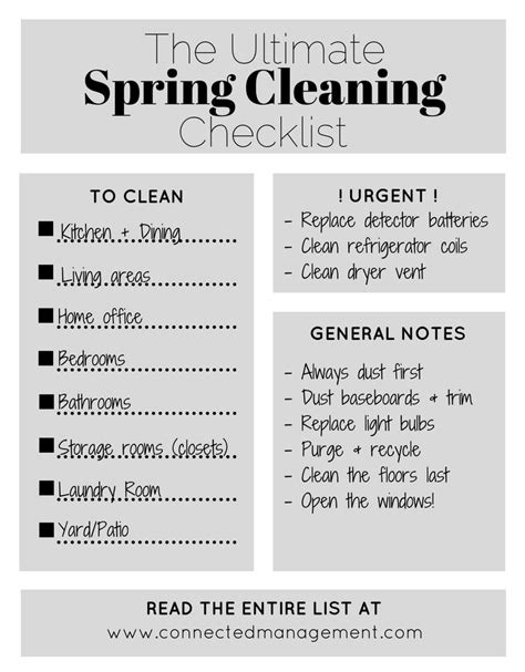 Light Housekeeping Checklist | Shelly Lighting