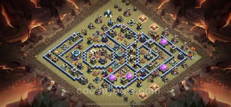 Best War Base TH13 with Link, Hybrid - Town Hall Level 13 CWL Base Copy ...