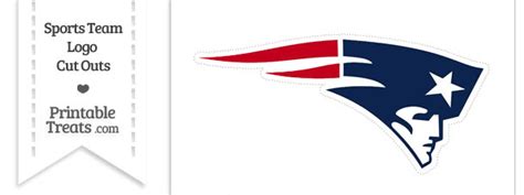 Large New England Patriots Logo Cut Out — Printable Treats.com