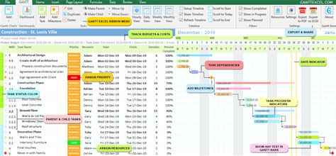 Project Plan Excel Template