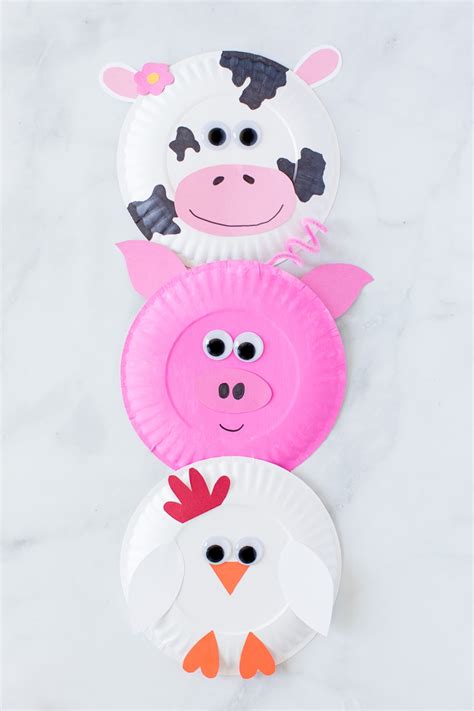 Paper Plate Farm Animals - Made To Be A Momma