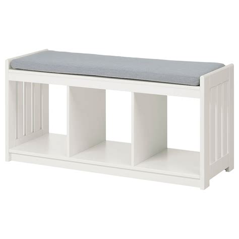 PANGET storage bench, white - IKEA