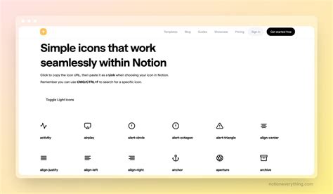 Notion icons: 15 FREE icon libraries for Notion