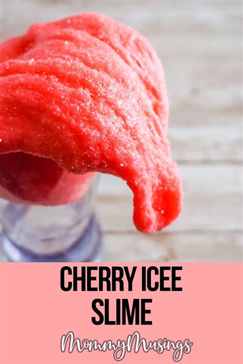 This Cherry ICEE Slime is Fast and Fun to Make