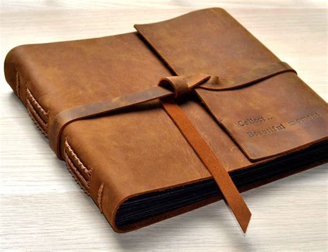 Western Leather Photo Album - FlixGifts