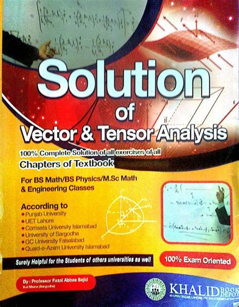 Vector & Tensor Analysis by Prof Fazal Abbas - MathCity.org