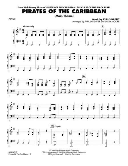 Pirates Of The Caribbean Easy Piano Sheet Music Pdf / Pirates Of The ...