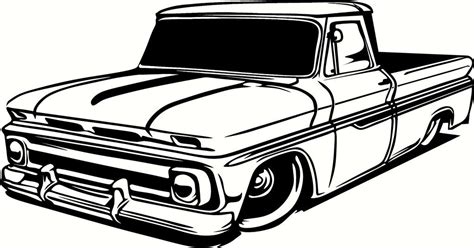 Chevy Truck Silhouette at GetDrawings | Free download