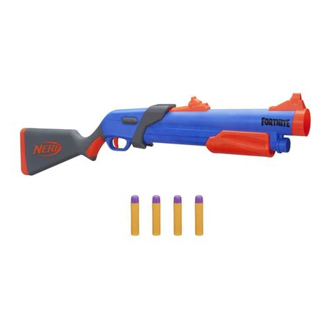 Nerf Fortnite Pump SG Blaster, Pump Action Mega Dart Blasting, Breech ...