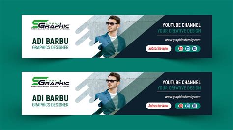 How To make a YouTube Channel Art Banner - Photoshop Cc - YouTube