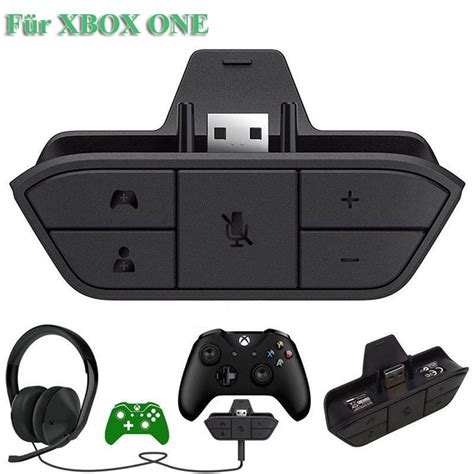 Xbox One Headset Adapter Headphone Audio Game Stereo Adapter For ...