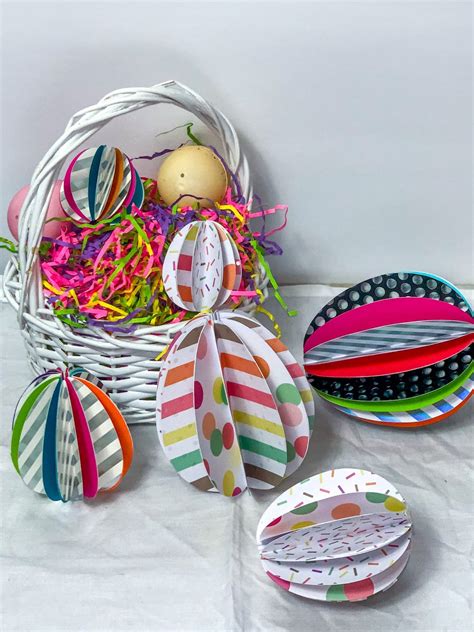 Easy Easter Egg Paper Craft For Kids * Color Me Crafty