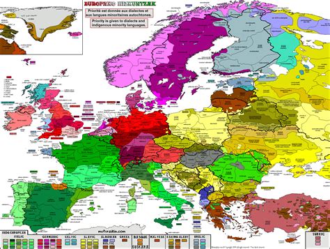 Languages Map Of Europe - Robin Christin