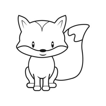 Fox Outline Clipart Images | Free Download | PNG Transparent Background ...