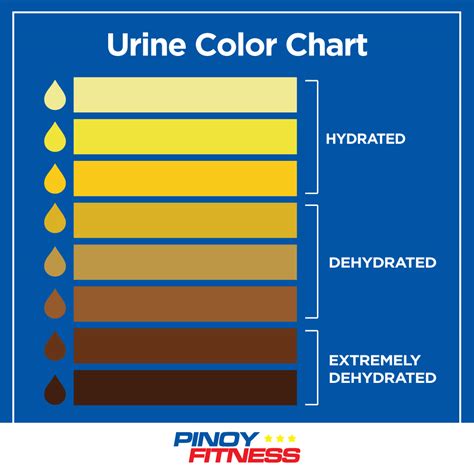 printable urine hydration chart printable world holiday - printable ...