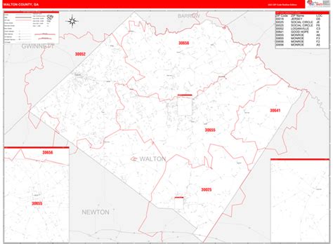 Maps of Walton County Georgia - marketmaps.com