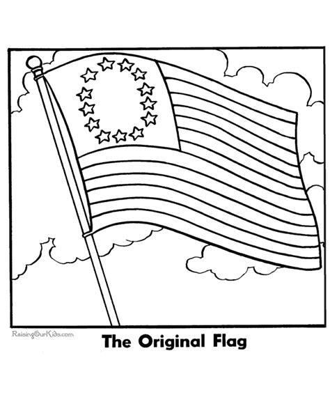 13 Colonies Flag Coloring Page - Coloring Home