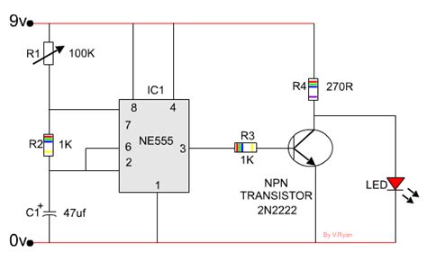 555 Astable Circuit Diagram Astable Multivibrator Using Ne 5