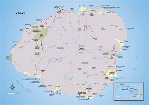 Free Printable Map Of Kauai - Printable Word Searches