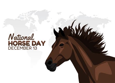 vector graphic of national horse day good for national horse day ...