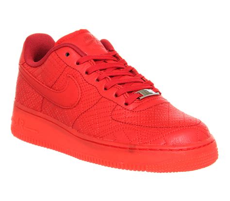 Nike Air Force 1 Tokyo Leather Sneakers in Red - Lyst