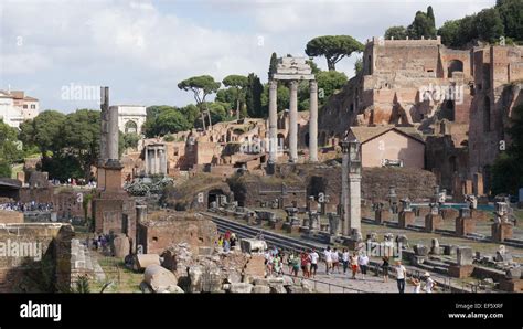 Ancient Rome ruins, Rome Italy Stock Photo - Alamy