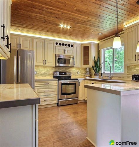 Beautifying Your Kitchen With A Wood Ceiling - Ceiling Ideas